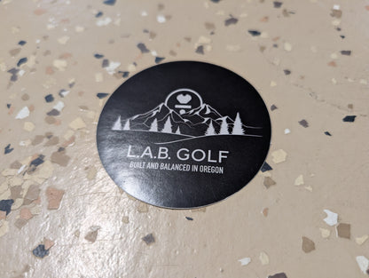 Lab Golf Stickers